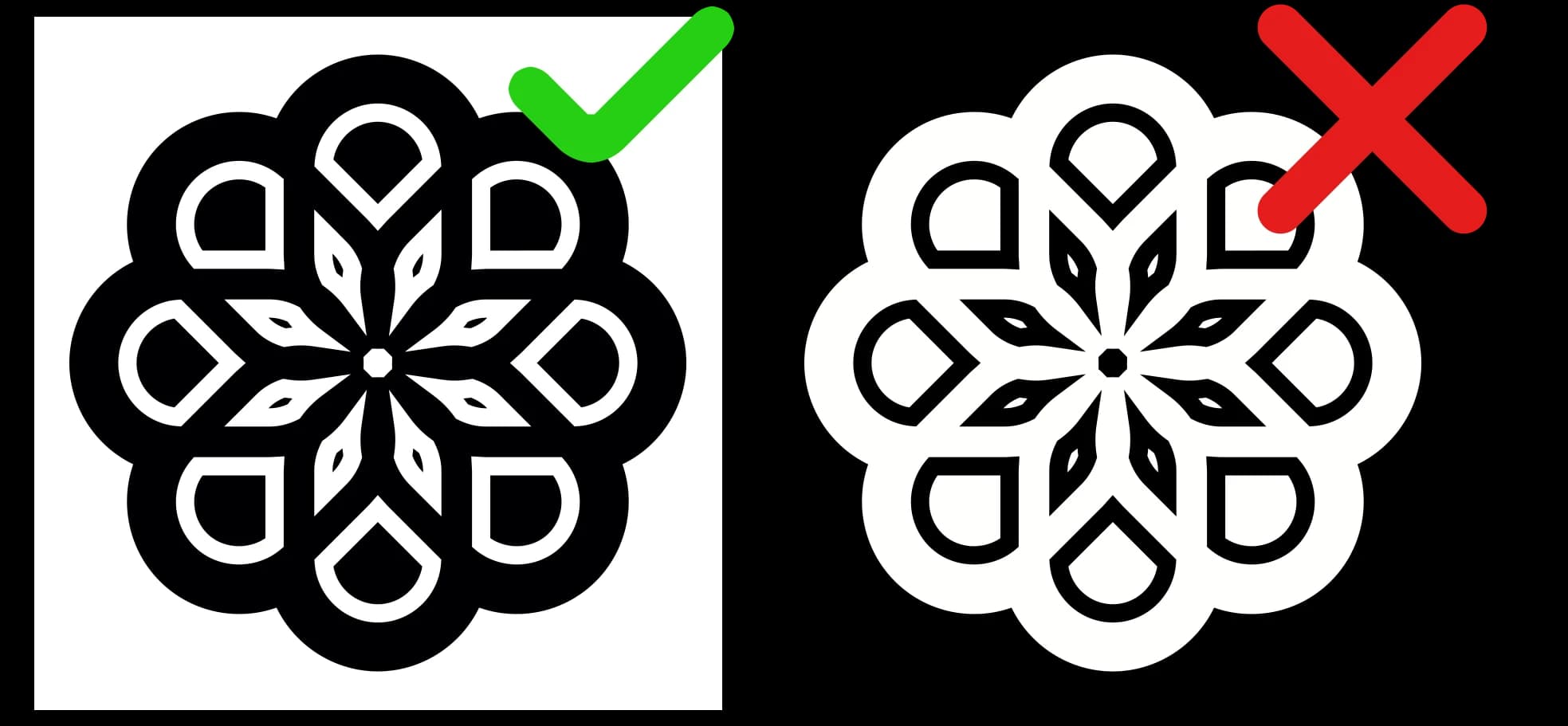 Black ring artwork converted into raised green STL geometry Black ring artwork converted into raised green STL geometry